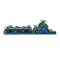 Percorso A Ostacoli Gonfiabile Blue Crush Da 70 Piedi