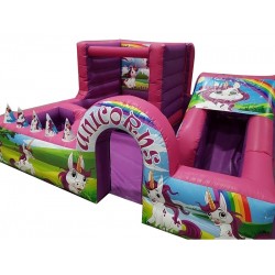 Castello Gonfiabile Del Bambino Degli Unicorni Castello Gonfiabile Del Bambino Degli Unicorni