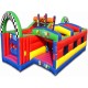 Citta Di Divertimento Gonfiabile Della Spiaggia Citta Di Divertimento Gonfiabile Della Spiaggia