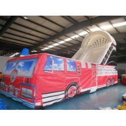 Scivolo Gonfiabile Camion Dei Pompieri Scivolo Gonfiabile Camion Dei Pompieri