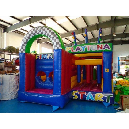 Citta Di Divertimento Gonfiabile Della Spiaggia Citta Di Divertimento Gonfiabile Della Spiaggia